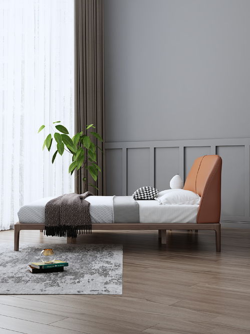 mfg家具電商產(chǎn)品渲染 實木床 總