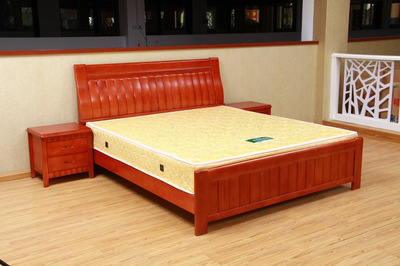 【宜家 橡木床 1.8米雙人床 1.5米實木床 婚床 簡約 大床 廠家特價】價格,廠家,圖片,床類,南康東偉家具廠-