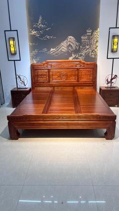 [床批發]江西贛州南康區家具 3680.00元/套格木實木床1. _ 一畝田