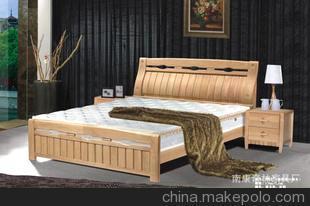 奇林家具 901#現代臥室高檔實木床 休閑床 廠家直銷圖片,奇林家具 901#現代臥室高檔實木床 休閑床 廠家直銷圖片大全,南康奇林家具廠-