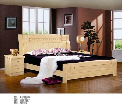 【【廠家直銷】南康實(shí)木床 1.8m進(jìn)口松木大床 愛心和諧89# 品質(zhì)保證】價(jià)格,廠家,圖片,床類,南康遠(yuǎn)昌家具廠-