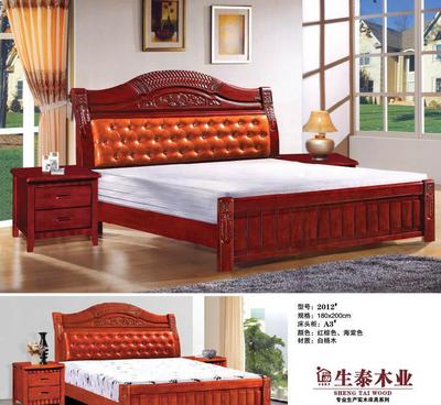 【南康生泰家具廠實木床精品年底回饋買330送一,歡迎聯(lián)系西安】價格_廠家_圖片