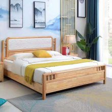 江西南康實(shí)木床廠家 南康實(shí)木床批發(fā)價格 南康橡木床工廠直銷