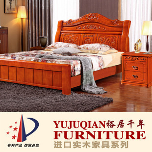 床類-【純實(shí)木家具】實(shí)木床501# 臥室實(shí)木家具批發(fā) 專業(yè)供應(yīng) 南康家具-床類盡.