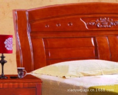 廠家供應(yīng)高檔實(shí)木床 南康實(shí)木床805#品質(zhì)優(yōu)特價(jià)批發(fā)