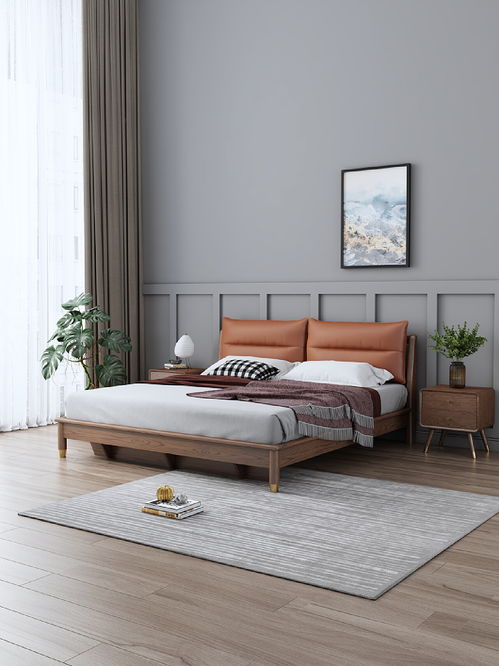 南康實木床 融合工藝與自然的家具電商渲染之選